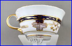 Antique Royal Crown Derby Fine Bone China Imari 4971 Trio C. 1914/15 Excellent