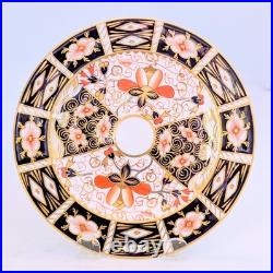 Antique Royal Crown Derby Fine Bone China Imari Cup & Saucer Side Trio Set 1918