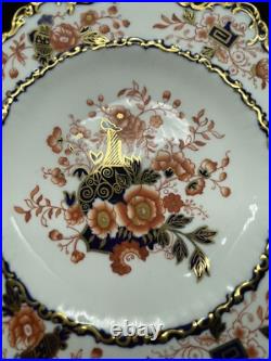 Antique Royal Crown Derby Footed Serving Plate 5388