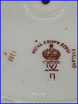 Antique Royal Crown Derby Footed Serving Plate 5388