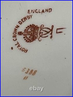 Antique Royal Crown Derby Footed Serving Plate 5388