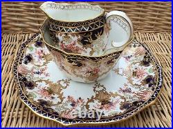 Antique Royal Crown Derby IMARI Tea Set X 15 Pieces Cups Saucers Plates Etc