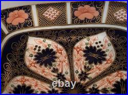 Antique Royal Crown Derby Imari 1128 Cake Plate Excellent