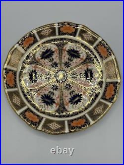 Antique Royal Crown Derby Imari 9 Plate 1920 Bone China