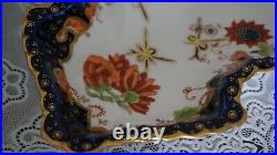 Antique Royal Crown Derby Imari Accent Harrow Square Serving Plate 2713, England