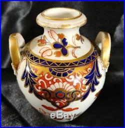 Antique Royal Crown Derby Imari Miniature Vase early 19th century
