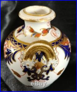 Antique Royal Crown Derby Imari Miniature Vase early 19th century