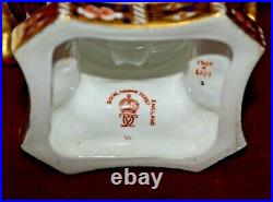 Antique Royal Crown Derby Imari Porcelain Potpourri Urn & Pierced Lid A/F