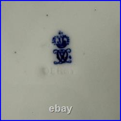 Antique Royal Crown Derby Imari Shell Dish Cobalt Red Gold Porcelain 10