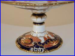 Antique Royal Crown Derby Imari Tazza Comport Pattern 5642 c1905 Excellent