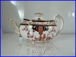 Antique Royal Crown Derby Imari Teapot #2224 Made in England c1906