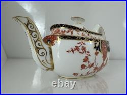 Antique Royal Crown Derby Imari Teapot #2224 Made in England c1906