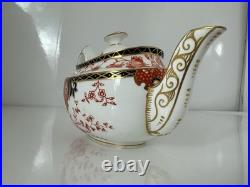 Antique Royal Crown Derby Imari Teapot #2224 Made in England c1906