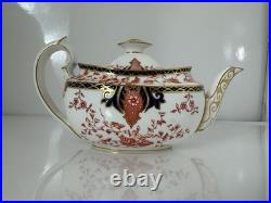Antique Royal Crown Derby Imari Teapot #2224 Made in England c1906