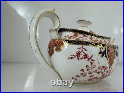 Antique Royal Crown Derby Imari Teapot #2224 Made in England c1906