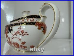 Antique Royal Crown Derby Imari Teapot #2224 Made in England c1906