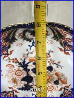Antique Royal Crown Derby KINGS IMARI Oval Serving Bowl 1780s