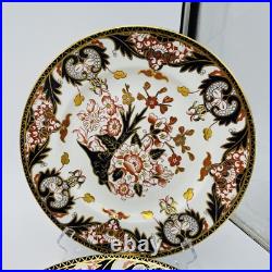 Antique Royal Crown Derby King's Of Old Japan 383 Pattern Dinner Plate Porcelain