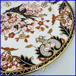Antique Royal Crown Derby King's Of Old Japan 383 Pattern Dinner Plate Porcelain