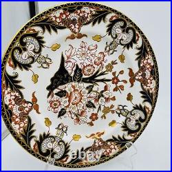 Antique Royal Crown Derby King's or Old Japan 383 Pattern Dinner Plate Porcelain