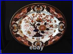 Antique Royal Crown Derby Kings 18 Oval Serving Platter Imari Richard Briggs