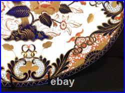 Antique Royal Crown Derby Kings 18 Oval Serving Platter Imari Richard Briggs