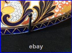 Antique Royal Crown Derby Kings 18 Oval Serving Platter Imari Richard Briggs
