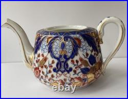 Antique Royal Crown Derby Kings Imari Teapot without lid