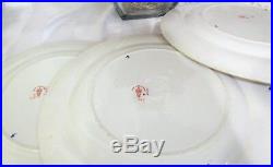 Antique Royal Crown Derby Kings pattern 383 Salad Plates + (7pcs) ca1895