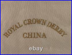 Antique Royal Crown Derby LeWitt Set of 6 Knives 7 Hard Case