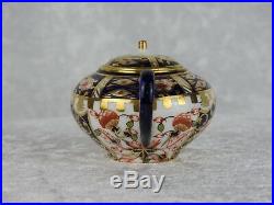 Antique Royal Crown Derby Miniature Teapot Pattern 6299 Dated 1910