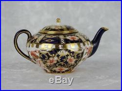 Antique Royal Crown Derby Miniature Teapot Pattern 6299 Dated 1910