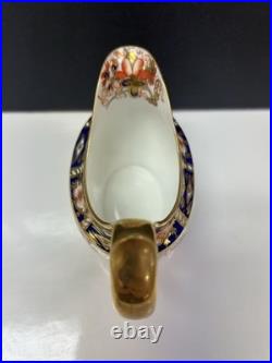 Antique Royal Crown Derby Old Imari 1920's Creamer & Covered Sugar Bowl