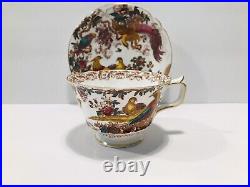 Antique Royal Crown Derby Olde Avesbury 6 Tea Cups 6 Saucers Bone China England