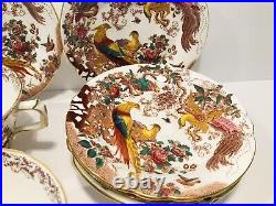 Antique Royal Crown Derby Olde Avesbury 6 Tea Cups 6 Saucers Bone China England