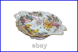 Antique Royal Crown Derby Olde Avesbury Phoenix Footed Dish Compote 10
