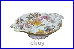 Antique Royal Crown Derby Olde Avesbury Phoenix Footed Dish Compote 10