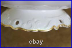 Antique Royal Crown Derby Olde Avesbury Phoenix Footed Dish Compote 10