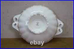 Antique Royal Crown Derby Olde Avesbury Phoenix Footed Dish Compote 10