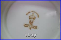 Antique Royal Crown Derby Olde Avesbury Phoenix Footed Dish Compote 10