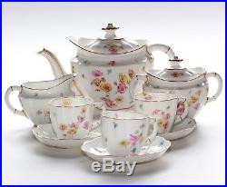 Antique Royal Crown Derby Part Tea Set, Including Teapot