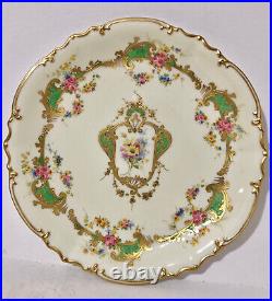 Antique Royal Crown Derby Plate, Hand Painted, 1889