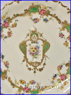 Antique Royal Crown Derby Plate, Hand Painted, 1889