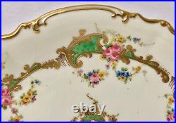 Antique Royal Crown Derby Plate, Hand Painted, 1889