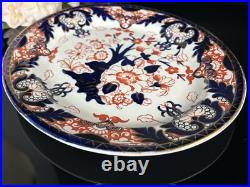 Antique Royal Crown Derby Platter/Tray Imari Kings Pattern c1888 England 11.5L