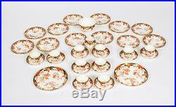 Antique Royal Crown Derby Porcelain Imari Pattern Tea Set C1906