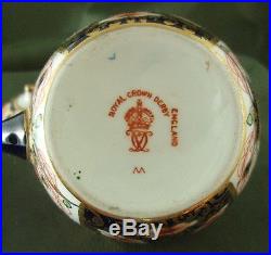 Antique Royal Crown Derby Porcelan MINIATURE TEAPOT 1906
