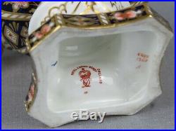 Antique Royal Crown Derby Pot Pourri Bowl And Cover Pattern 6299 Date 1908