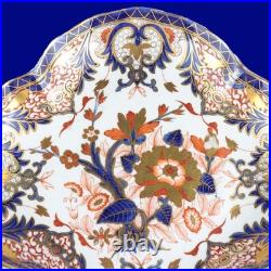 Antique Royal Crown Derby Shell Dish Early Kings Old Japan Imari c. 1806-1825