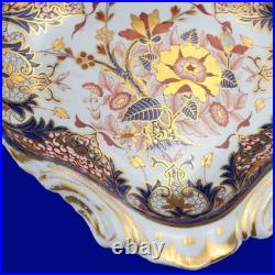 Antique Royal Crown Derby Shell Dish Early Kings Old Japan Imari c. 1806-1825